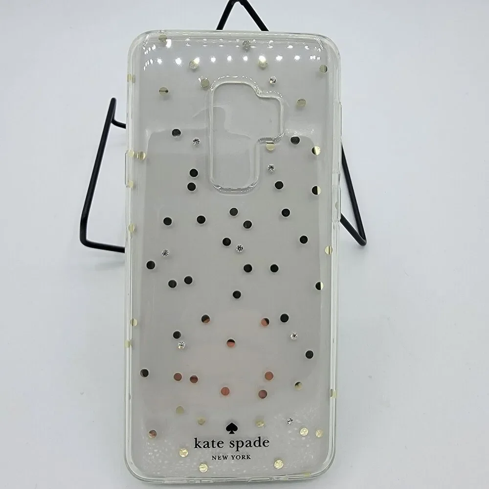 Kate Spade Protective Hardshell Case, for Galaxy  s9+, Dots Samsung Cellphone